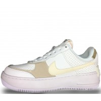 Air force 1 shadow beige white orange best sale